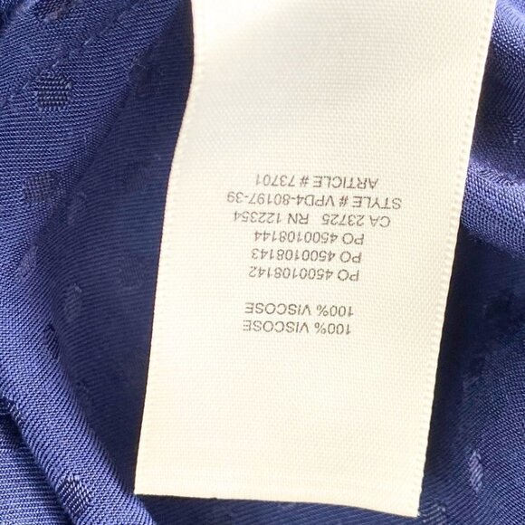 Aritzia Blue Long Sleeve Wrap Cocktail Dress - Picture 12 of 12